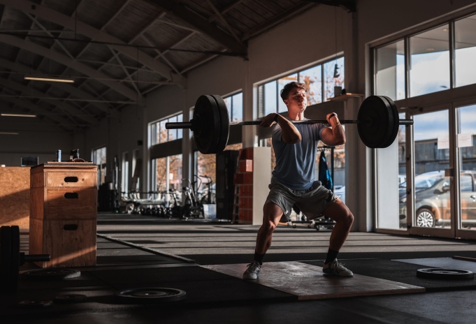 Gewichtheffen in de Open Gym